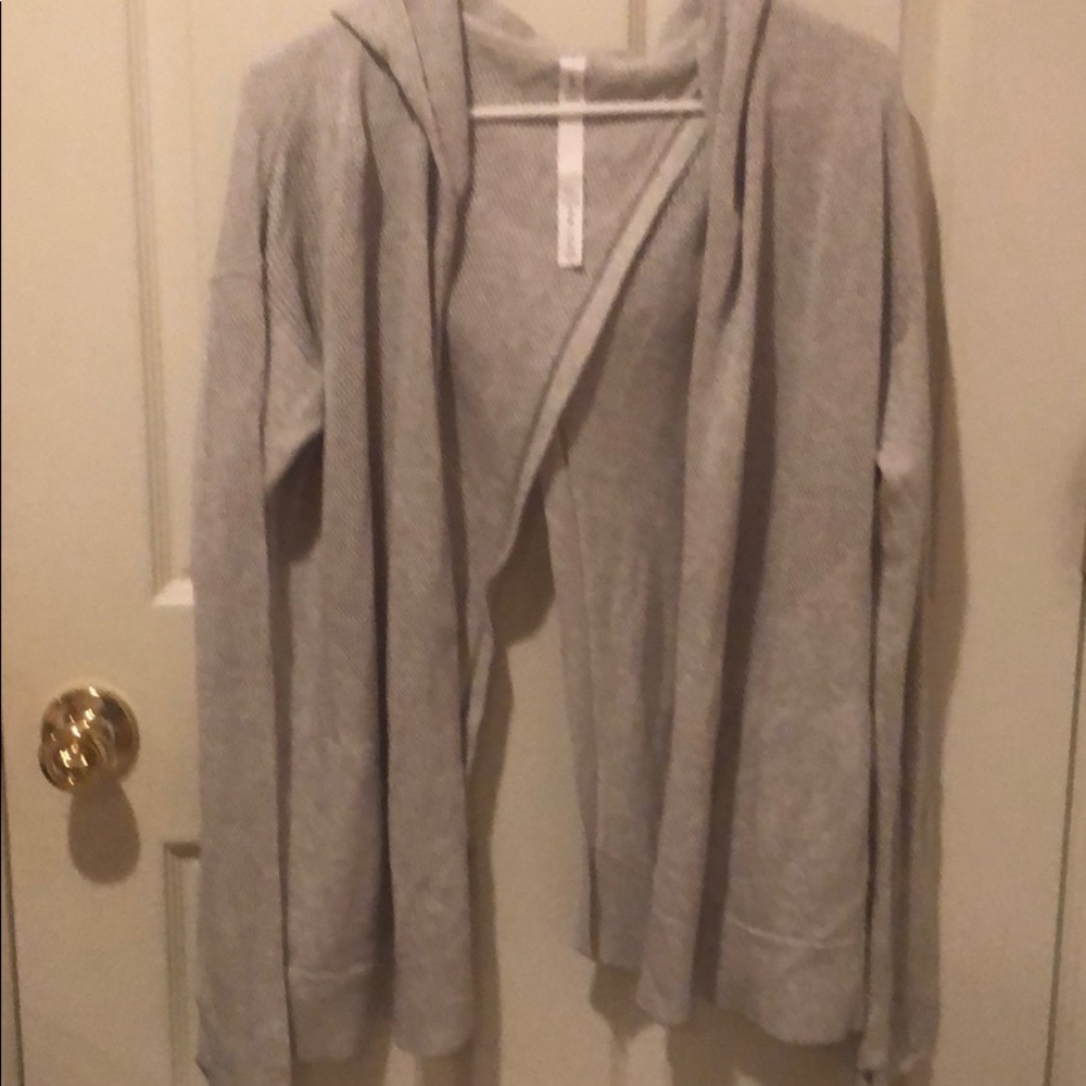 lululemon splice back cardigan